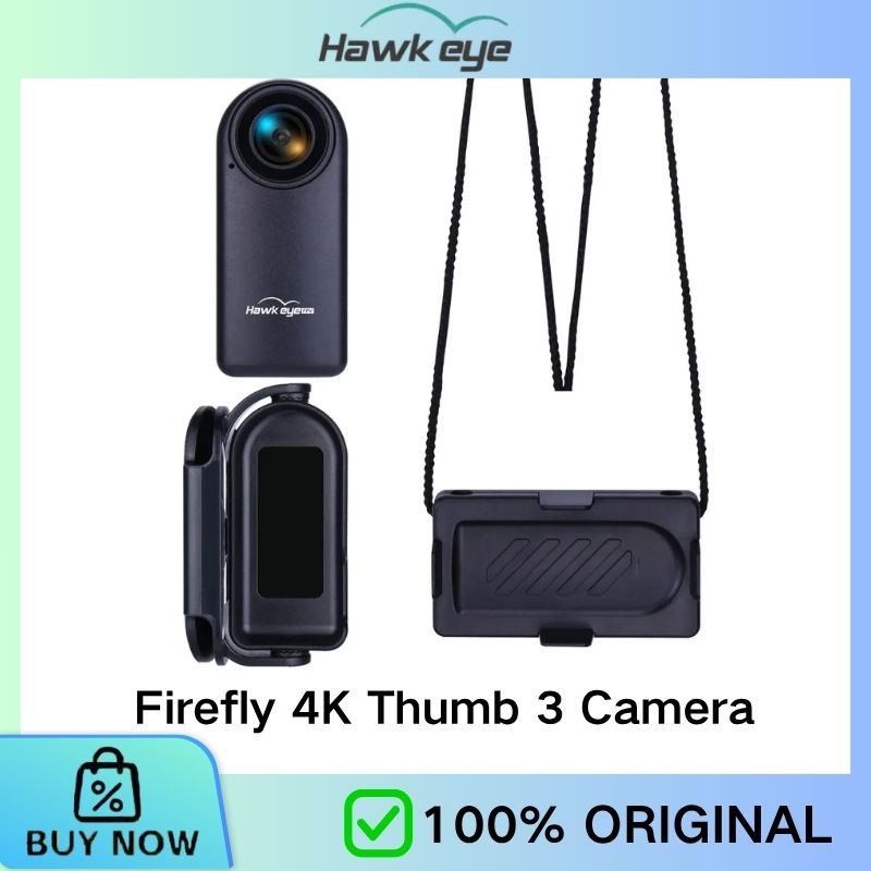 Drone Camera Vlog - ホークアイ ファイアフライ サム3 4Kミニアクションカメラ 35g 内蔵ジャイロEIS