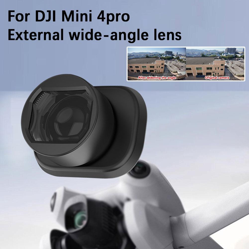 Drone Camera Wide Angle - Dji mini 4 pro用広角レンズフィルター (専用) 、撮影範囲25%