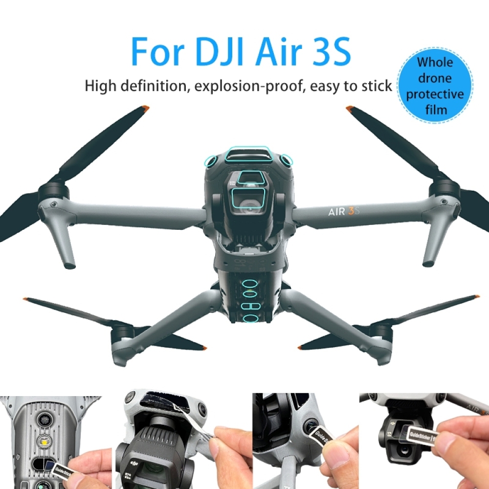 Drone Camera Filter - ​ レンズセンサー保護フィルム DJI AIR 3S Nano