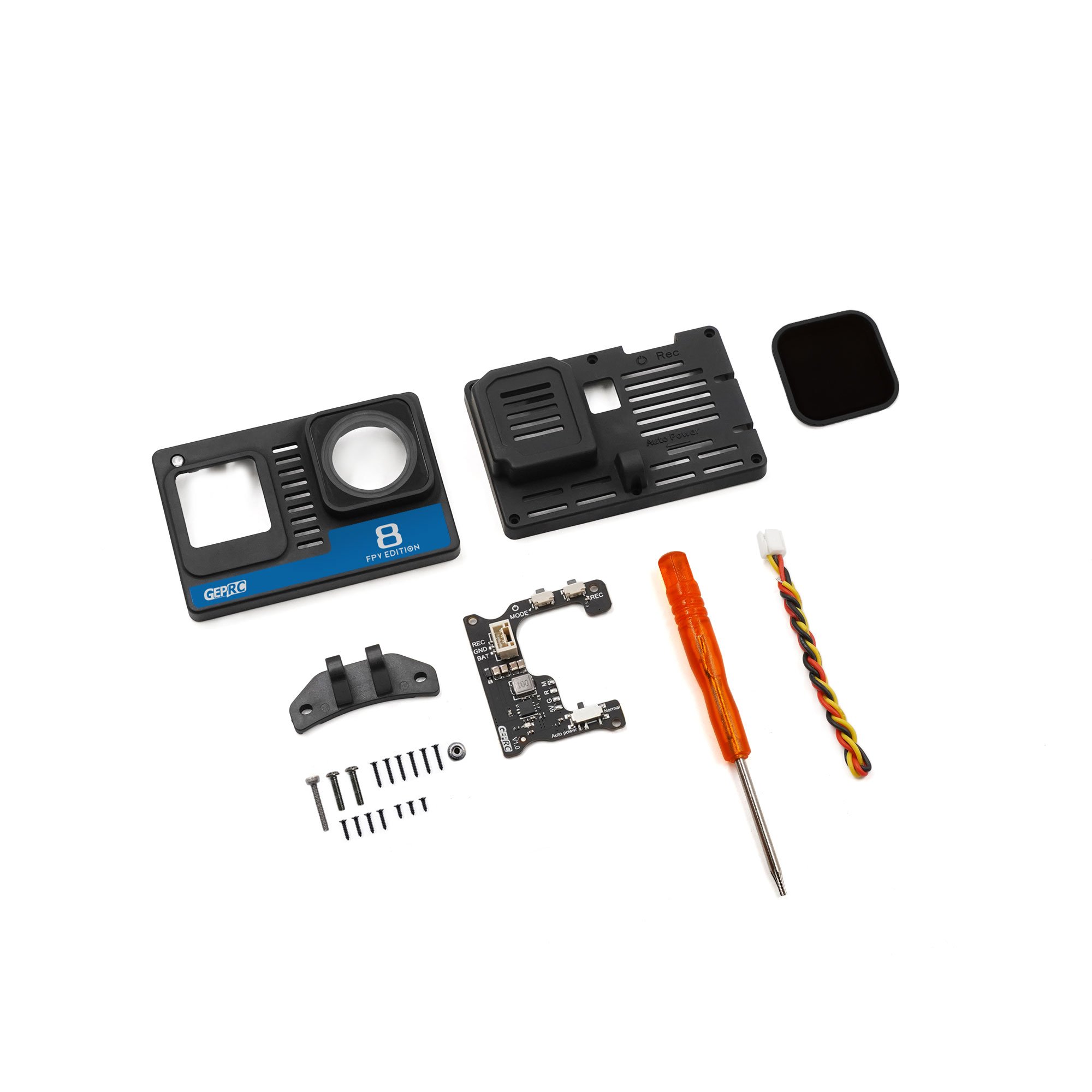 Drone Camera Hd - Geprc裸ケースbecボードと移動プロヒーロー8フルカメラクラウンhdワニの赤ちゃん4 CineLog25ロケットfpv cinewhoopドローン