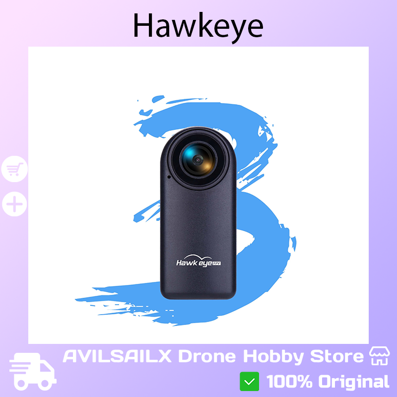Drone Camera Vlog - ホークアイ サム3 4Kミニアクションカメラ 磁気FPVドローン 固定翼航空写真撮影 ペットVlogカメラ