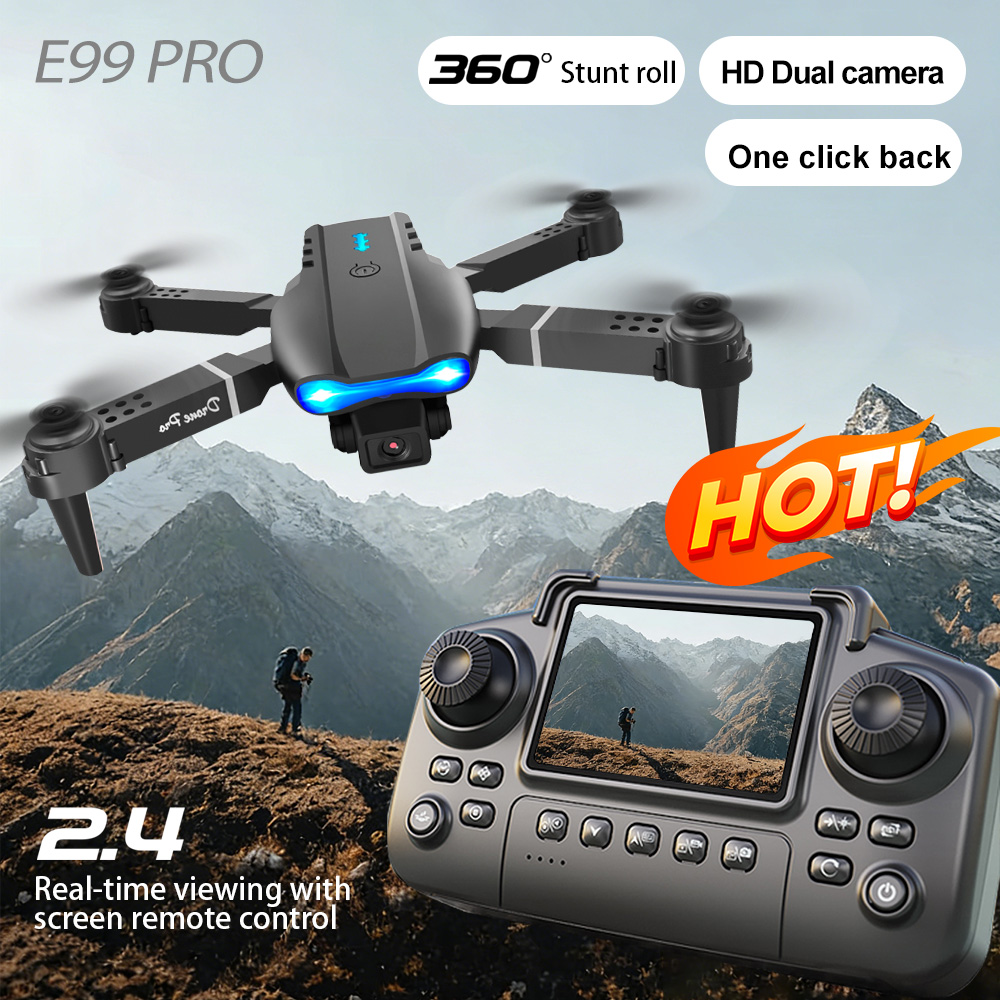 Drone Camera Lens - 空中ドローン デュアルレンズスイッチ ジェスチャー撮影 ビューティーフィルター 110 °