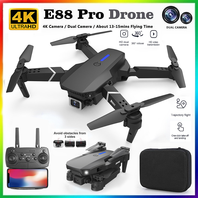2026年新型 E88 プロ仕様 HD 4K RCドローン  - Drone Camera Wide Angle のレビューと価格