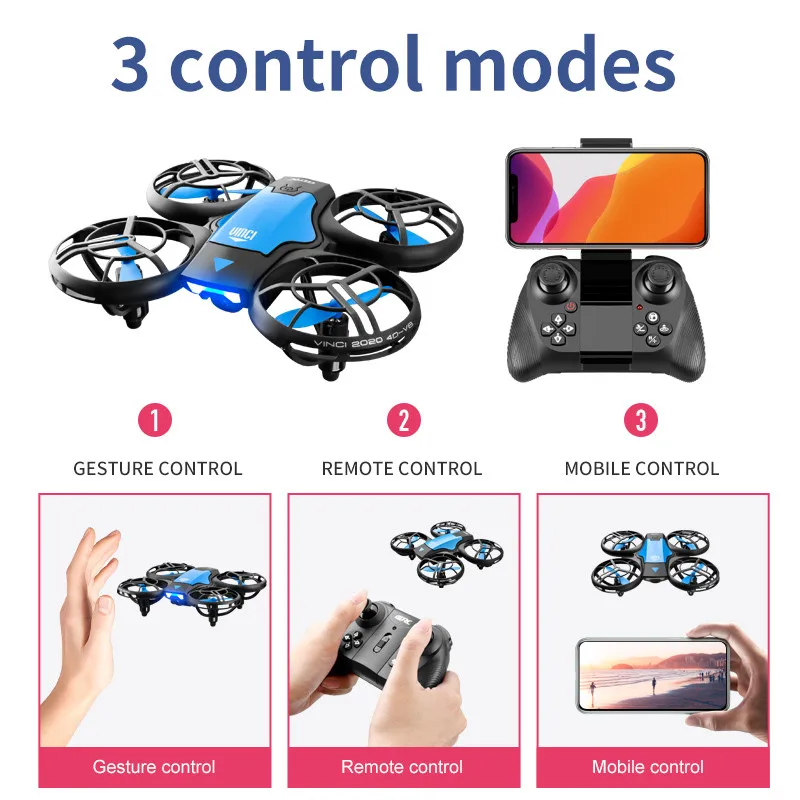 V8新型ミニドローン 4KプロフェッショナルHD 1080P - Drone Camera Professional のレビューと価格