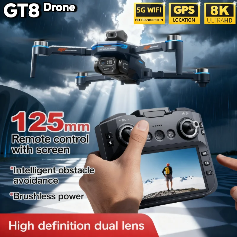 LSRC GT8 ドローン 4K プロフェッショナル デュア - Drone Camera Night Vision のレビューと価格