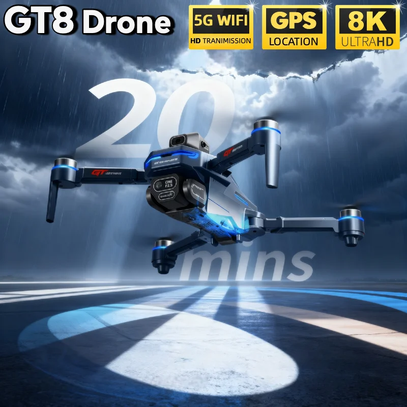 LSRC GT8 ドローン 4K プロフェッショナル デュア - Drone Camera Night Vision のレビューと価格