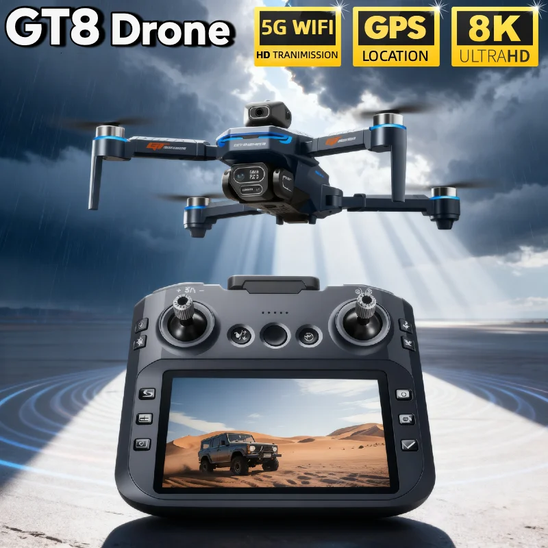 LSRC GT8 ドローン 4K プロフェッショナル デュア - Drone Camera Night Vision のレビューと価格