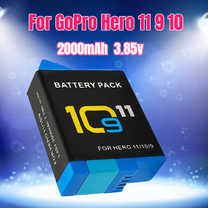 3.85V 2000mAh バッテリー GoPro Hero - Drone Camera Action のレビューと価格
