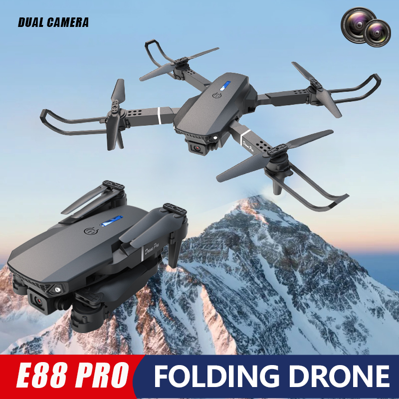 ブラシレスモーター搭載折りたたみ式ドローン オプティカルフロ - Drone Camera Mount のレビューと価格
