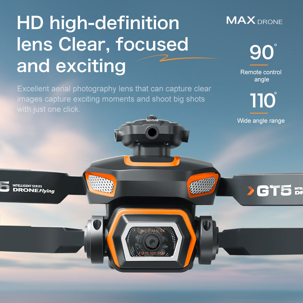 Lenovo GT5ミニドローン 4K HDデュアルレンズ広 - Drone Camera Wide Angle のレビューと価格