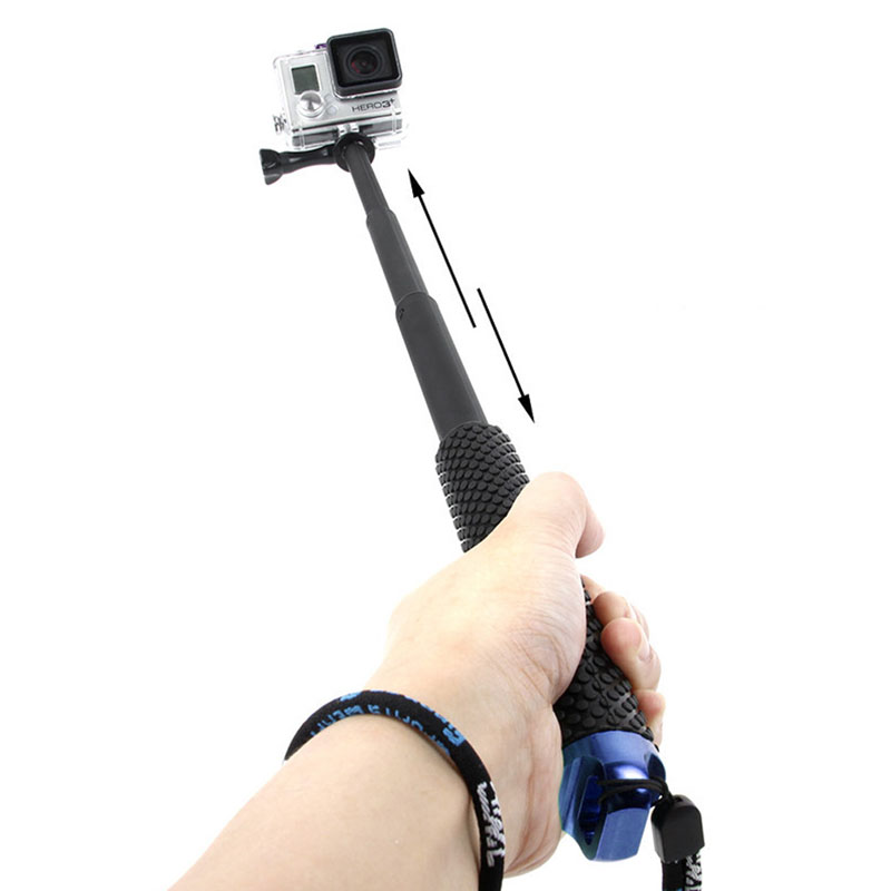 1 セット拡張可能なポールミニ Selfie スティック防水 - Drone Camera Action のレビューと価格