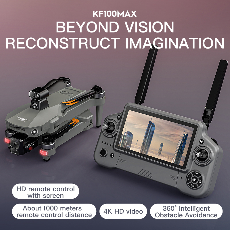 KF100 MAX GPSドローン 4Kカメラ 3軸ジンバル - Drone Camera With Gimbal のレビューと価格