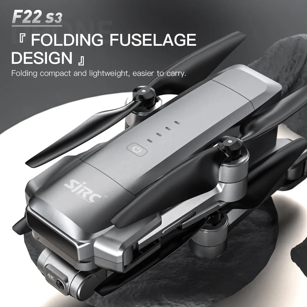 SJRC F22 S3 pro 折りたたみ式RCクアッドコプ - Drone Camera Action のレビューと価格