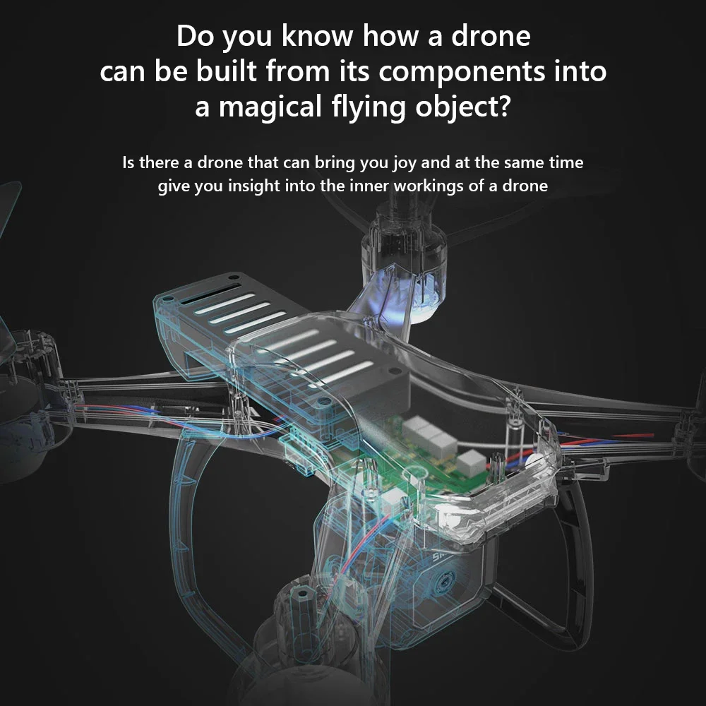 JJRC H108 DIY 教育用組み立てミニドローン イン - Drone Camera 4K のレビューと価格