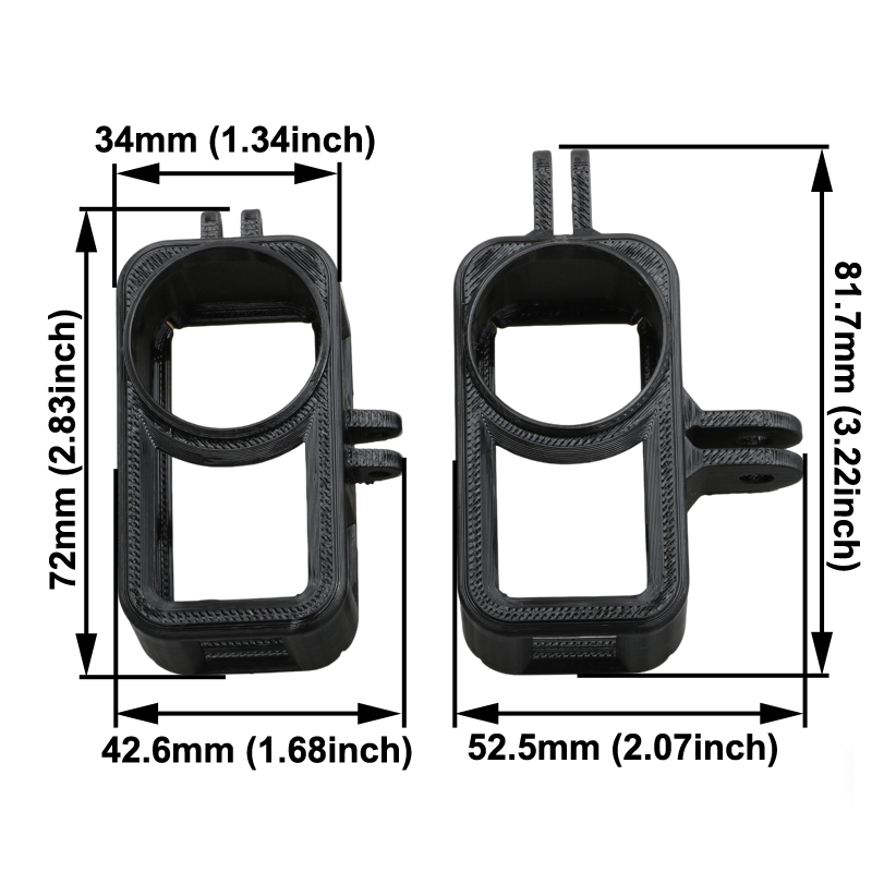 1 個 M3/M5 インターフェース FPV カメラマウント - Drone Camera Case のレビューと価格
