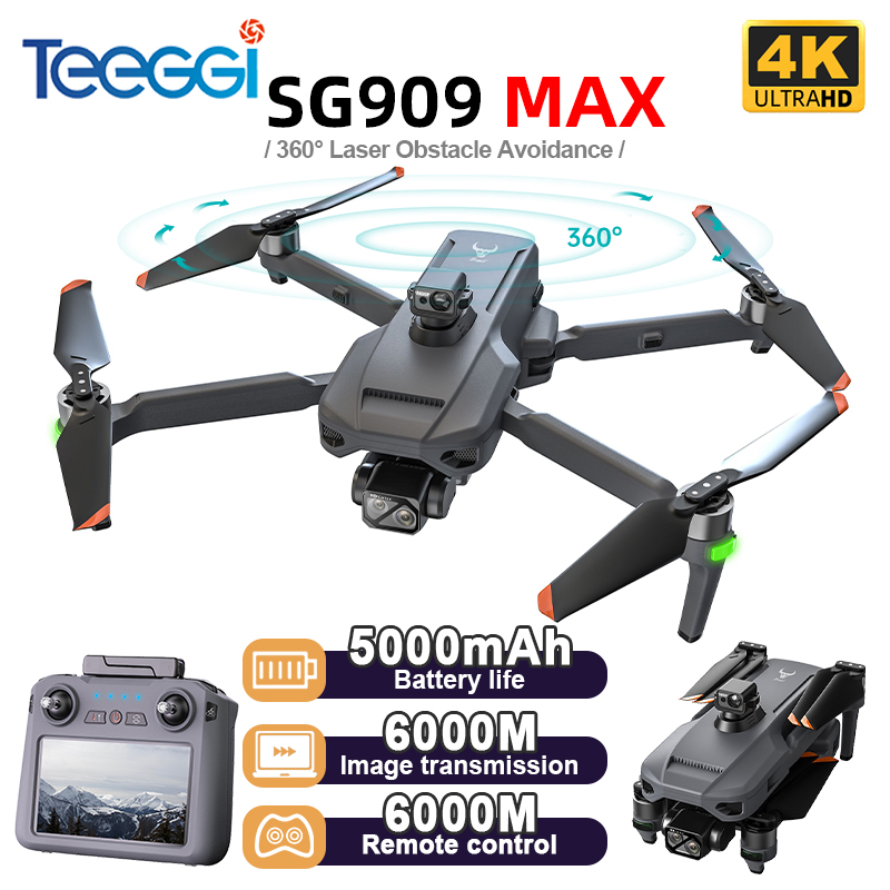 Teeggi SG909 MAX GPS ドローン 4K カ - Drone Camera With Gimbal のレビューと価格