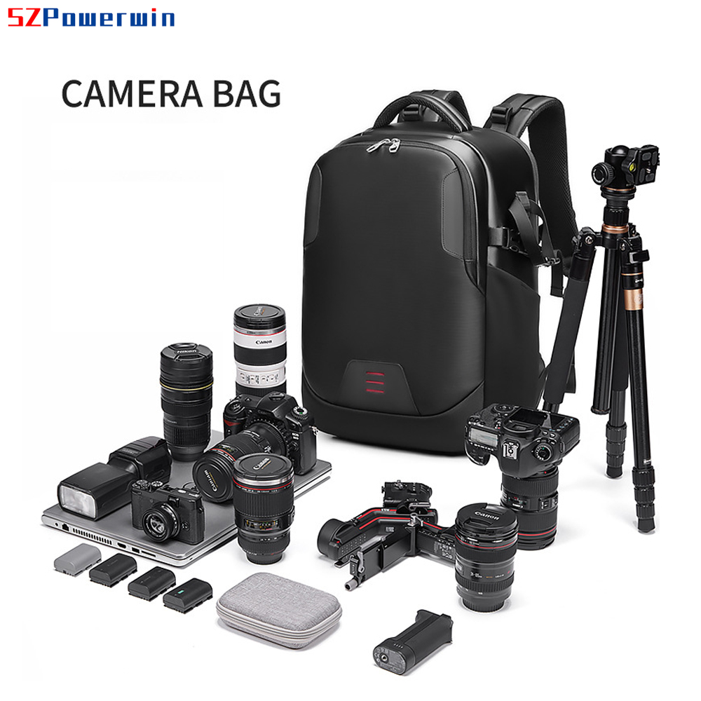 Powerwin 新型19インチ DSLRカメラバッグ 防水 - Drone Camera Waterproof のレビューと価格
