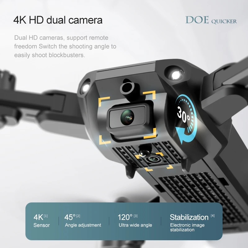 4drc-v23デュアルカメラ付きミニUAV,4k,1080 - Drone Camera Wide Angle のレビューと価格