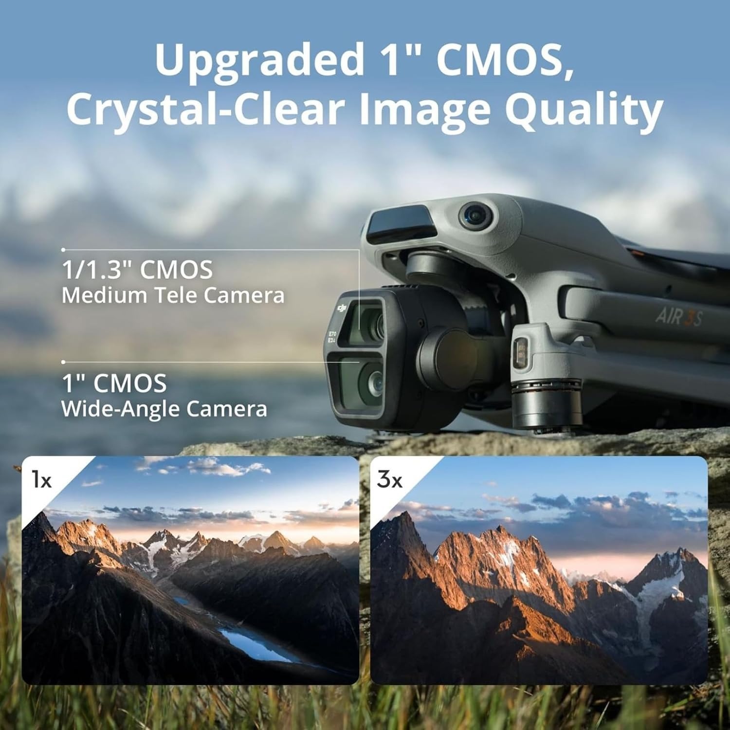 DJI Air 3S Fly Moreコンボ（RC 2スクリ - Drone Camera Wide Angle のレビューと価格