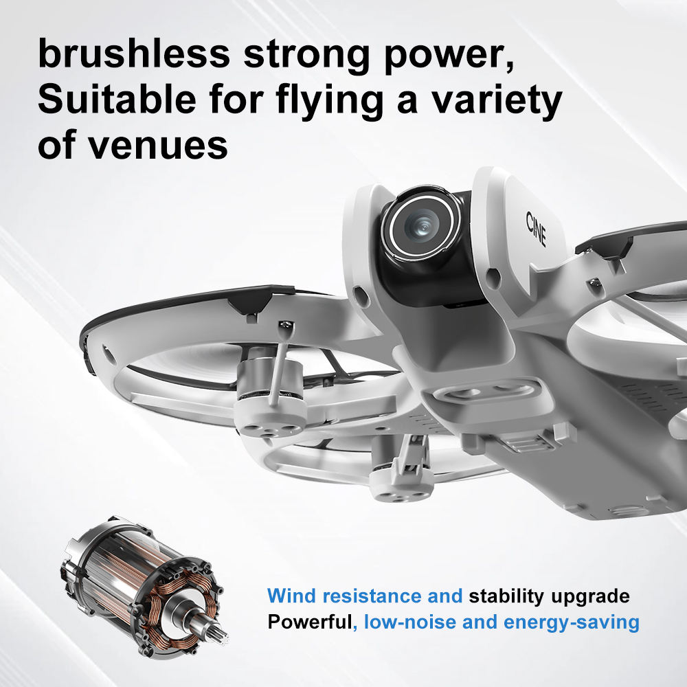 V666折りたたみ式ミニドローン4Kデュアルカメラブラシレス - Drone Camera 4K のレビューと価格