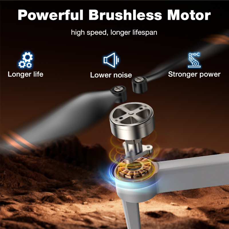 新型ホットL017プロドローン ブラシレス 3Dロール 36 - Drone Camera Professional のレビューと価格
