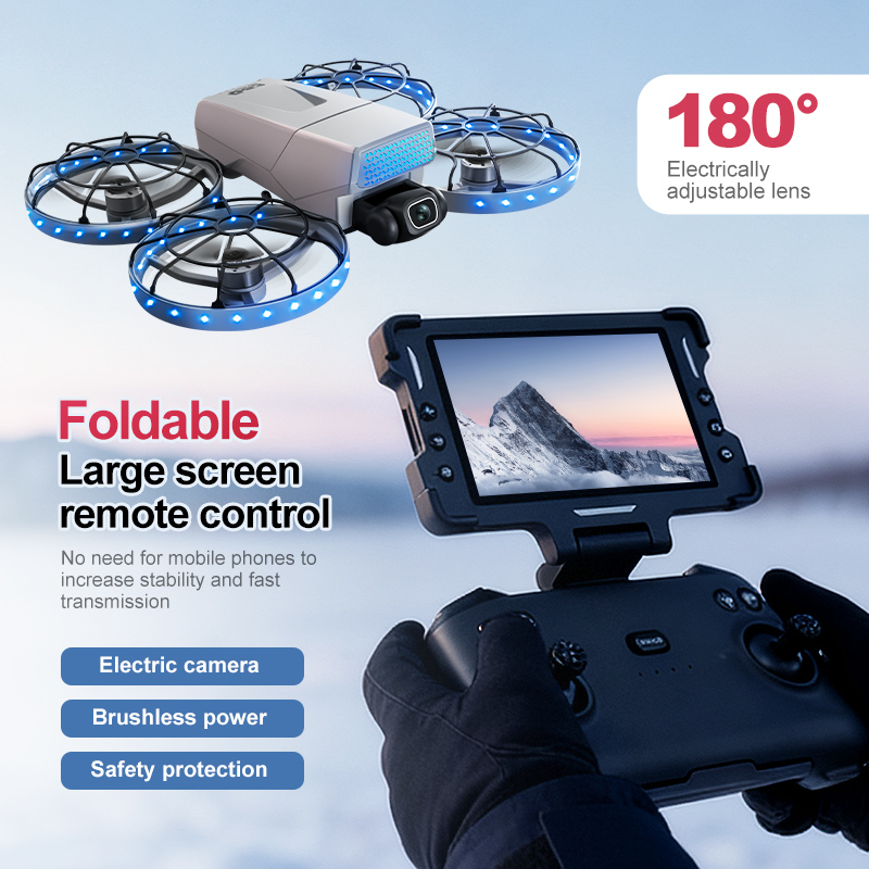 G63 ドローン 8K HD デュアルカメラ 180 °   - Drone Camera Vlog のレビューと価格